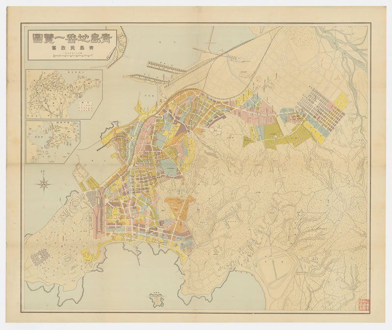 1922年《青岛地番一览图》插图