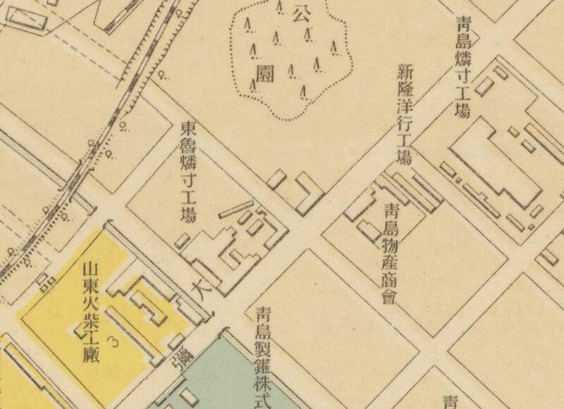 1922年《青岛地番一览图》插图1