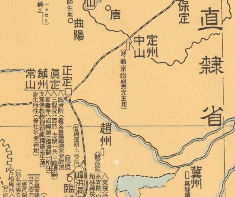1925年《中国佛教史地图》预览图1