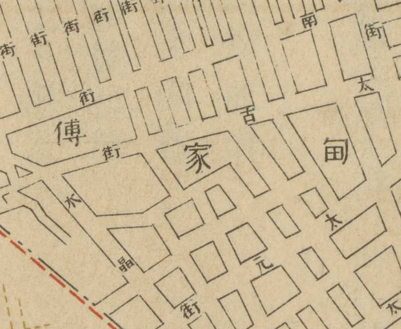 1929年哈尔滨市街全图预览图2