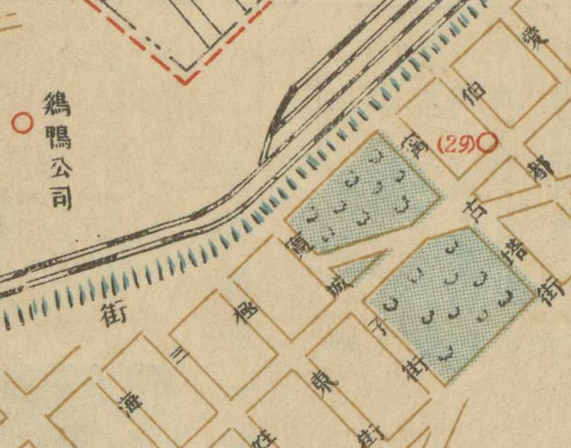 1929年哈尔滨市街全图预览图3