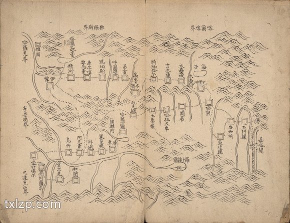 1759年新疆全图预览图1