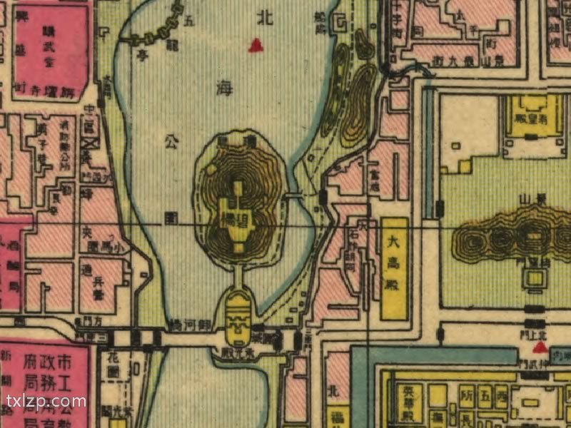 1921年《北平市全图》预览图2 1921年《北平市全图》预览图2