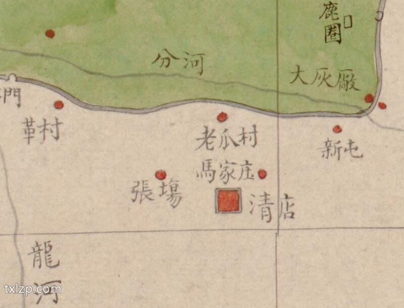 1886年《北京城郊图》预览图1