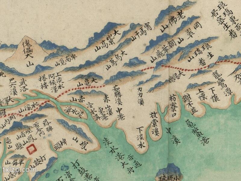 1787年《海疆洋界形势全图》插图3