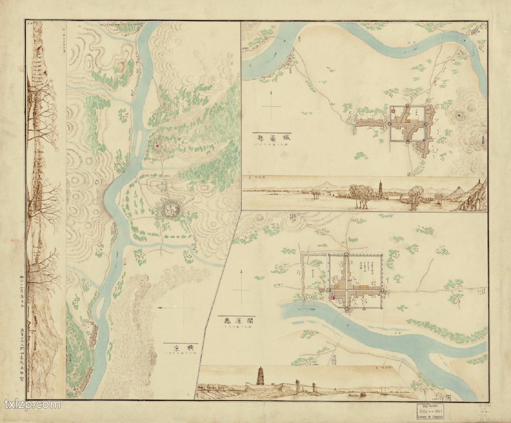 1882年《奉天府盛京城内外图》插图2