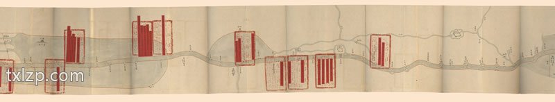 1883年运泇捕上下泉六厅 光绪九年抢修工程咨估图预览图3