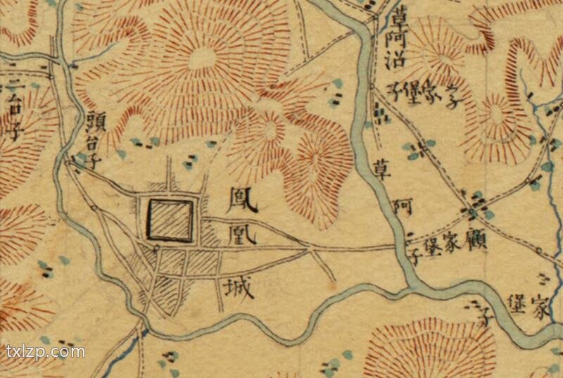 1884年《满洲东部之图》插图2 1884年《满洲东部之图》插图2