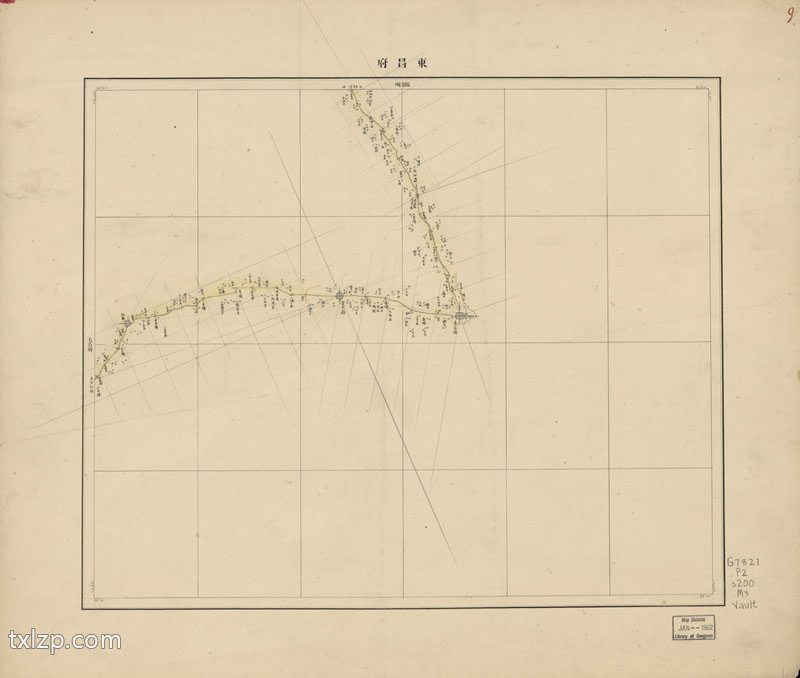 1887年《直隶河南山东山西旅行沿道图》预览图2 1887年《直隶河南山东山西旅行沿道图》预览图2