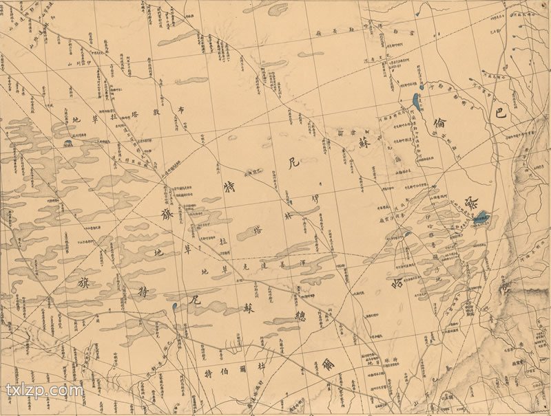 1890年《中俄交界全图》插图2