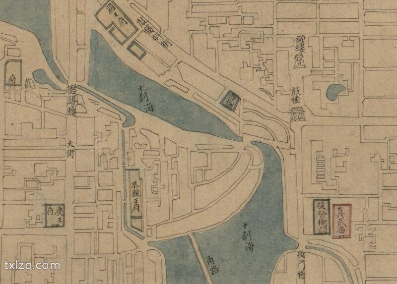 1861-1887年间《北京全图》预览图1