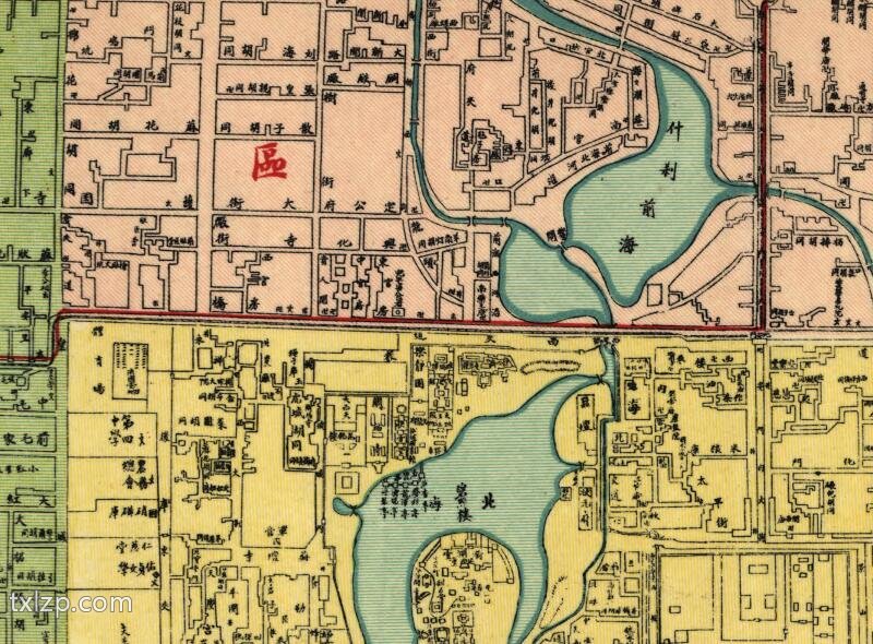 1938年《北京市最新详细全图》预览图1