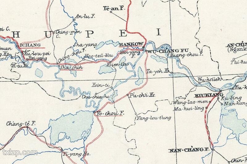 1912年《中国铁路地图》英文版预览图2