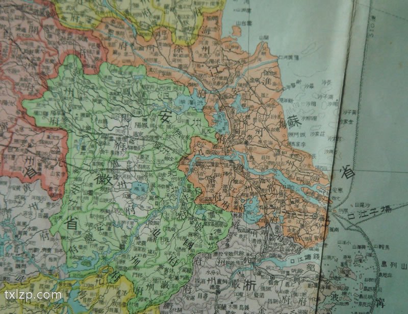 1906年《最新实测大清国明细全图》预览图1 1906年《最新实测大清国明细全图》预览图1