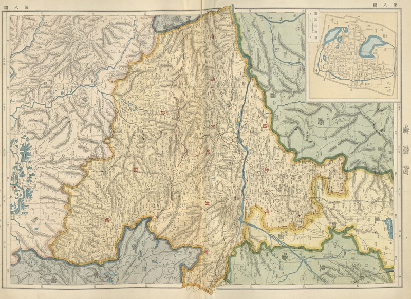 1917年《中国新舆图》陈镐基编预览图4 1917年《中国新舆图》陈镐基编预览图4