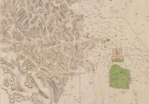 1886年《北京城郊图》
