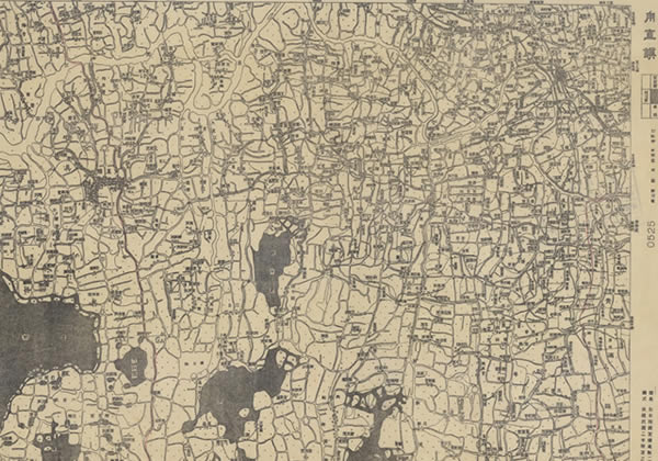 1945年苏州甪直镇地图