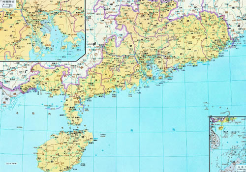 明朝 广东地图全图缩略图