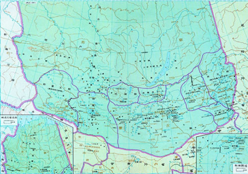 元代 岭北行省地图缩略图