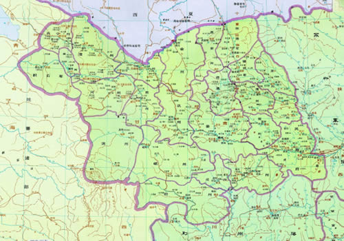 北宋 秦凤路 历史地图缩略图