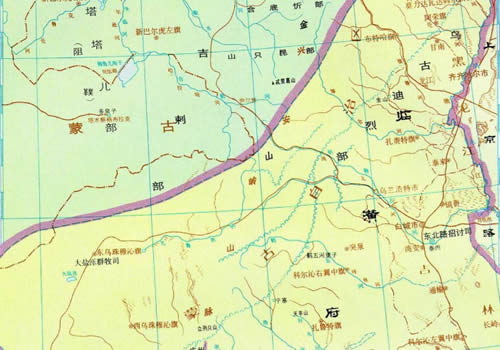 金朝 北京路 临潢府路地图高清版缩略图