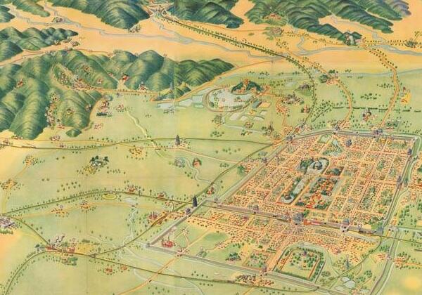 1936年《北平城郊鸟瞰图》缩略图