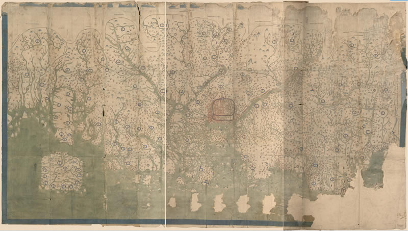 1884年《广东通省水道图》插图 1884年《广东通省水道图》插图