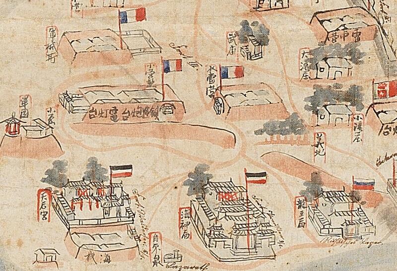 1900年《山海关地舆图》