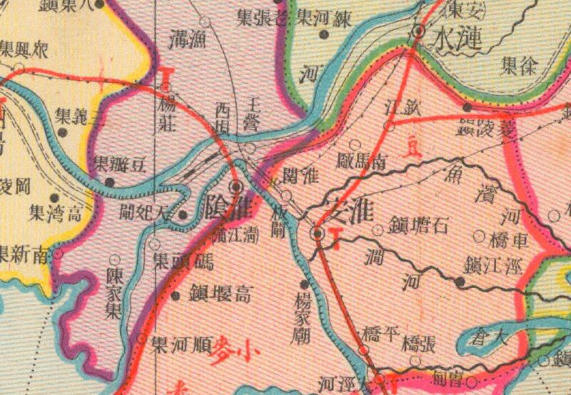 1937年《江苏省明细地图》