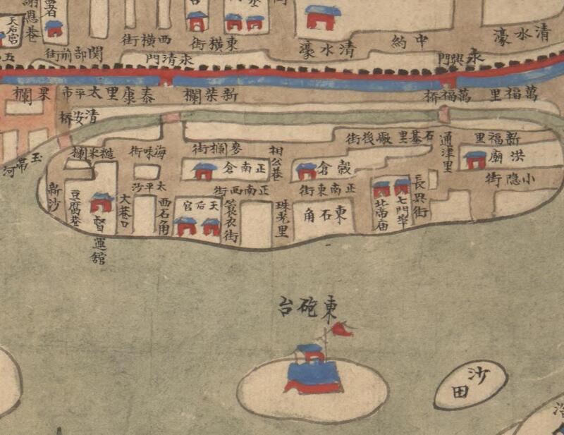 1884年《广东通省水道图》插图1 1884年《广东通省水道图》插图1