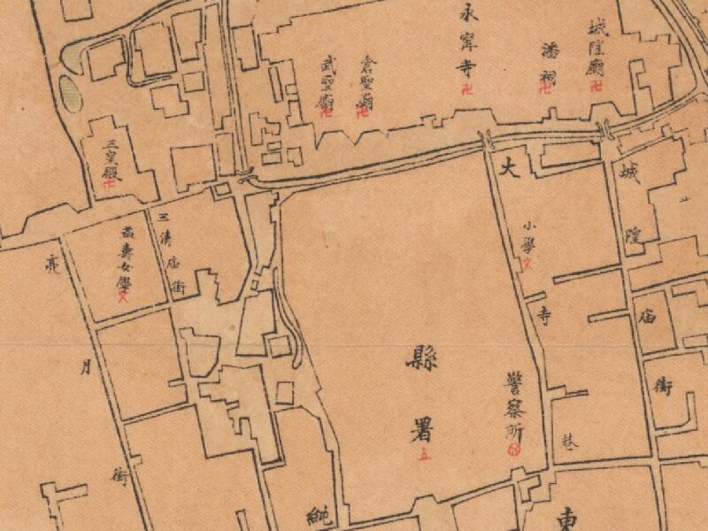 1922年《盐城县城厢图》插图1 1922年《盐城县城厢图》插图1