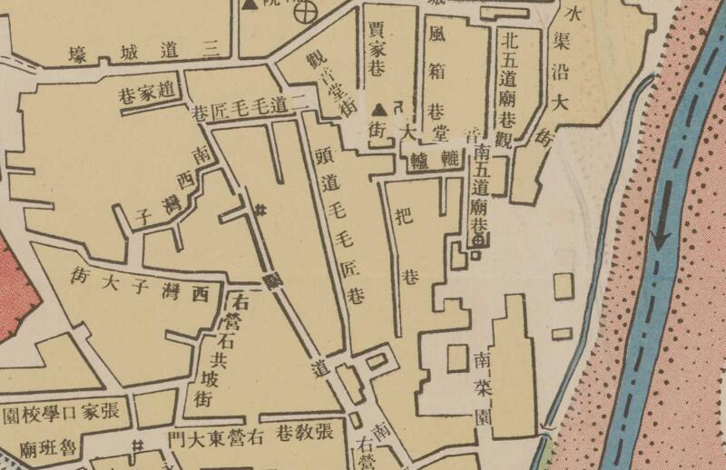 1938年《张家口市街图》插图2 1938年《张家口市街图》插图2