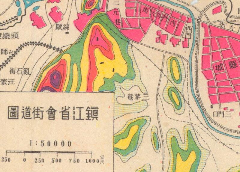 1937年《江苏省明细地图》