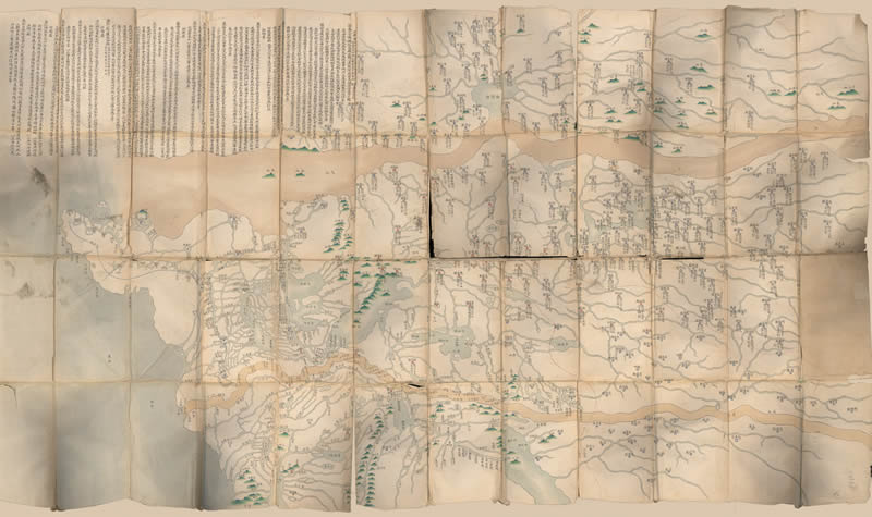 1736年《两淮盐场及四省行盐图》预览图 1736年《两淮盐场及四省行盐图》预览图