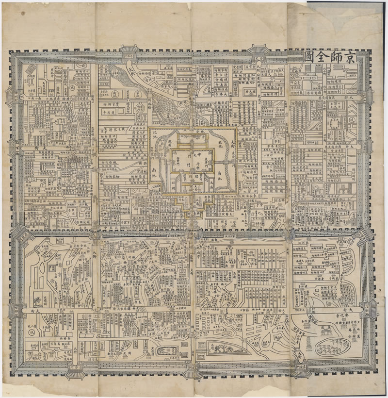 1750年乾隆《京师全图》预览图