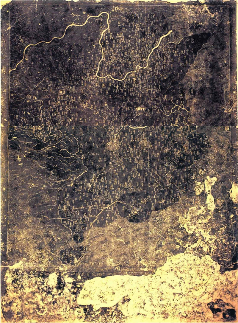 1121年北宋《九域守令图》