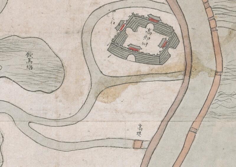 1757年《两淮盐河图》插图1 1757年《两淮盐河图》插图1