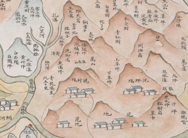 1790-1808年《四川嘉定府周边形势图》插图1