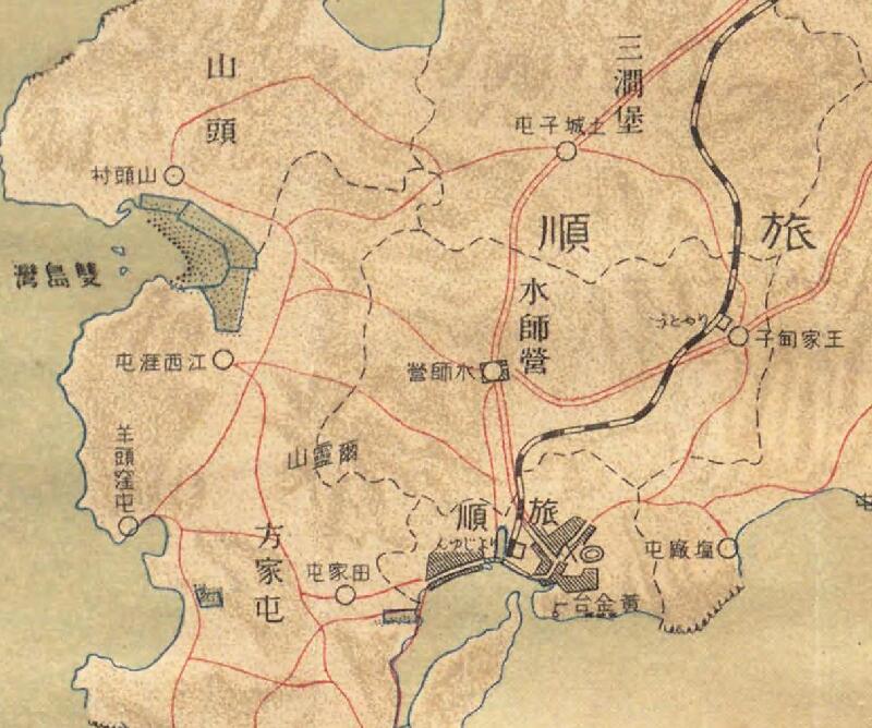 1912年《关东州全图》插图1