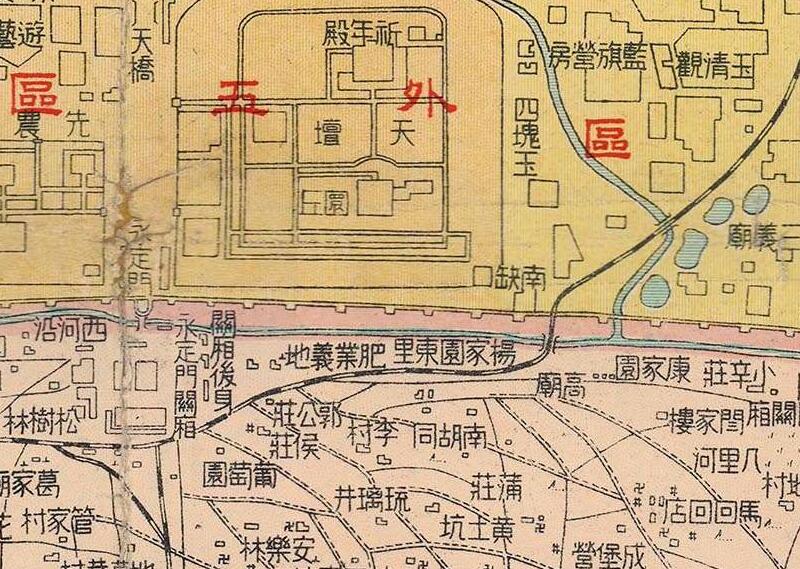1937年《最详北京四郊图》预览图1