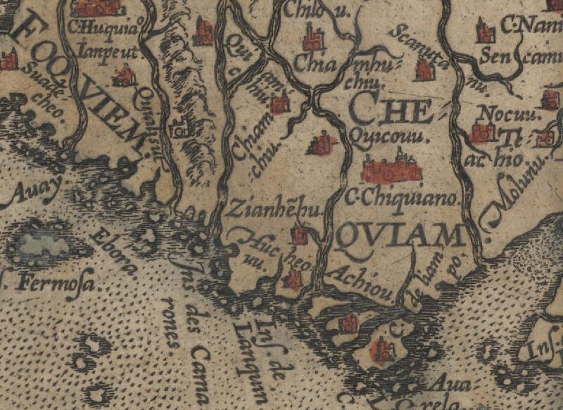 1584年《中国新图》巴尔布达绘制预览图3