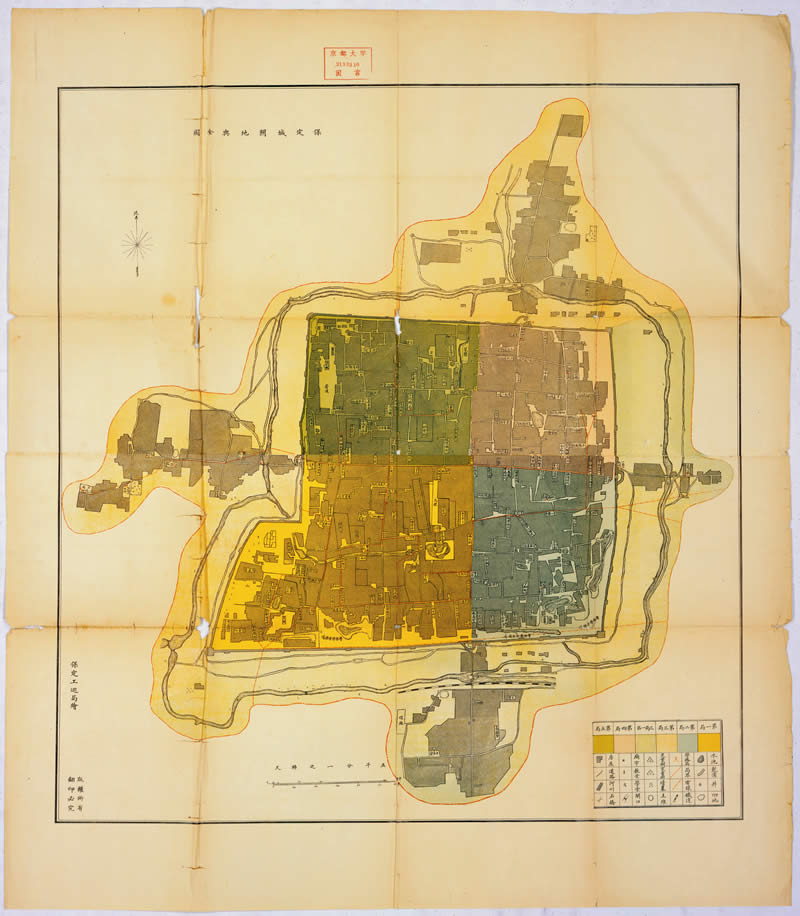 1909年《保定城关地舆全图》插图