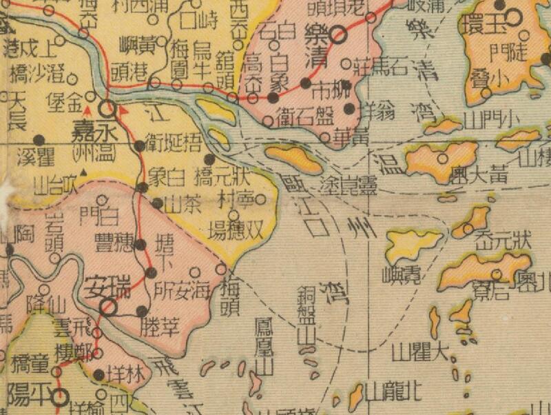 民国期间《浙江省分县全图》预览图2