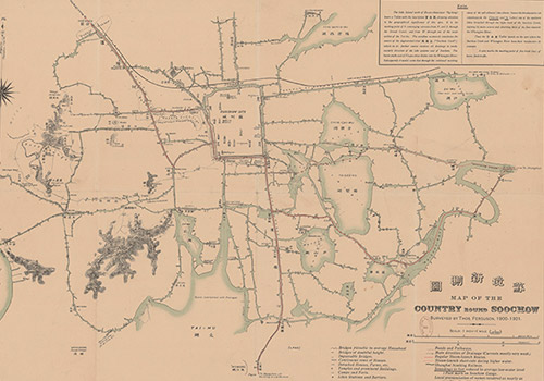 1901年中英对照《苏境新测图》