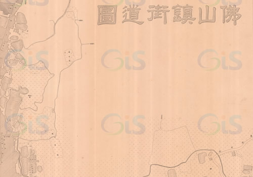 民国初期《佛山镇街道图》