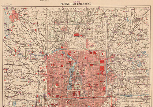 1907年北京及附近地图缩略图