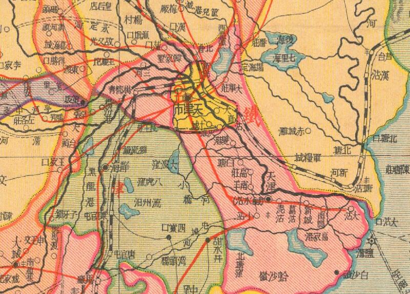 1937年《河北省明细地图》预览图1 1937年《河北省明细地图》预览图1