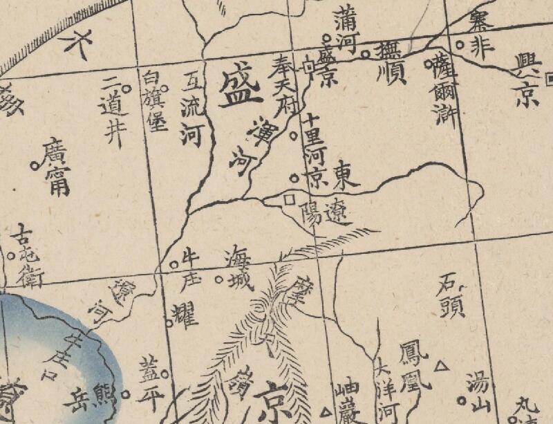 1856年河间府天主堂制中国地图预览图1