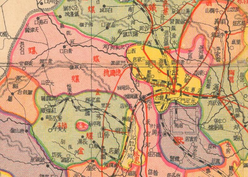 1937年《河北省明细地图》预览图2 1937年《河北省明细地图》预览图2