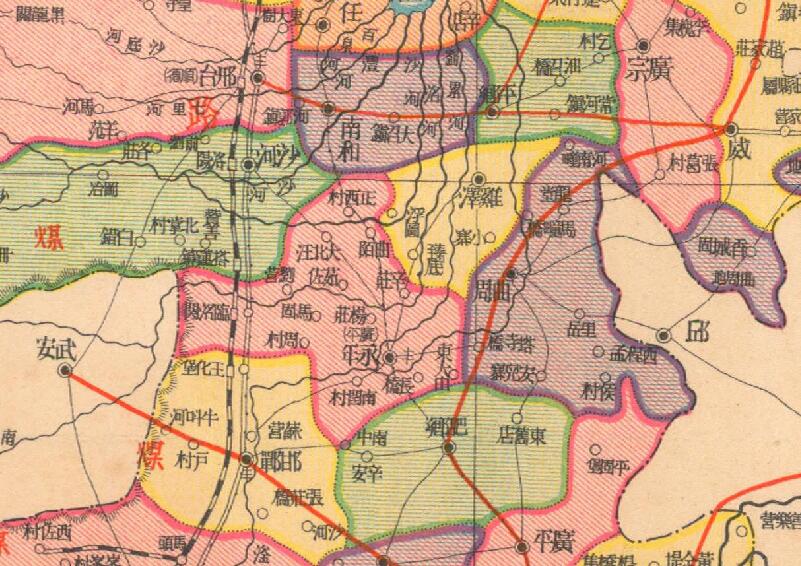 1937年《河北省明细地图》预览图3 1937年《河北省明细地图》预览图3